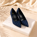 Escarpins Denim Élégance Royale